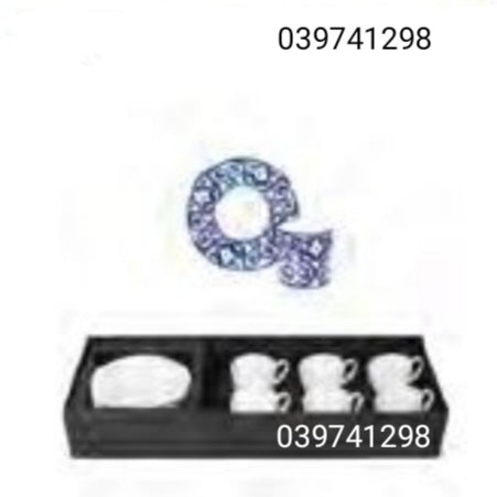 SET OF COFFEE CUP + SAUCER BLUE LEGACY