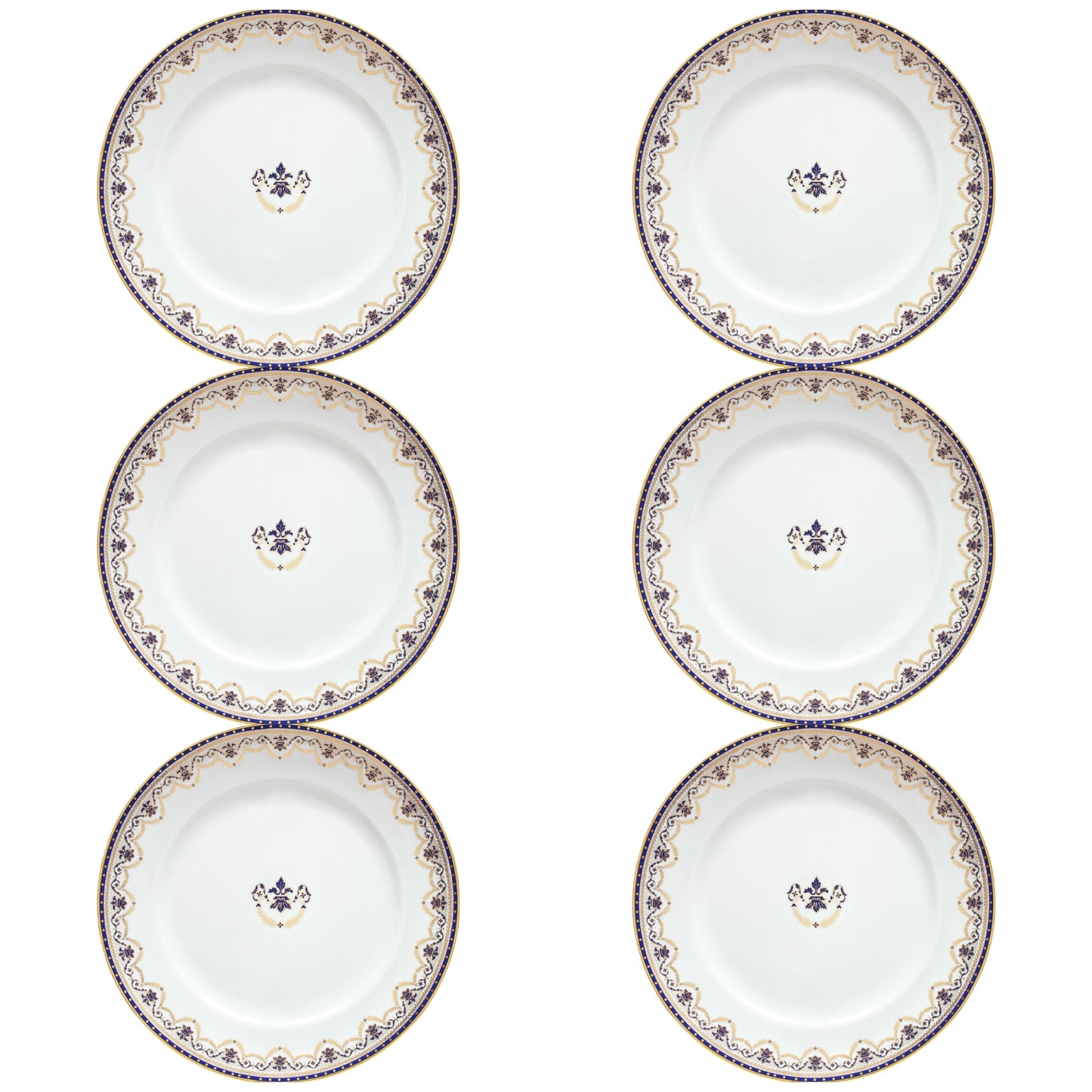 6 PCS DINNER PLATE 27CM OLYMPUS MOZARD
