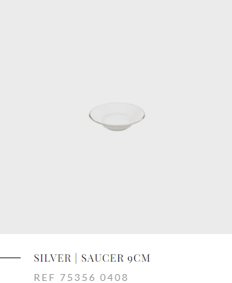SAUCER 9CM SILVER ALLEGRO
