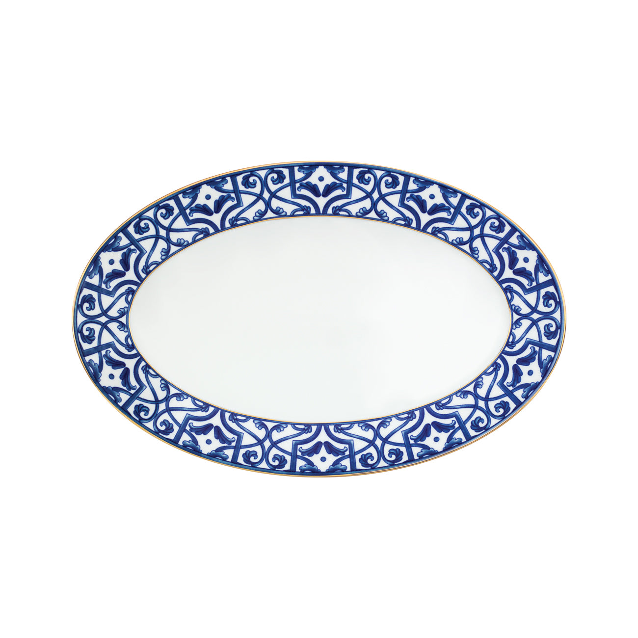 OVAL PLATTER 31CM MYTH BLUE LEGACY