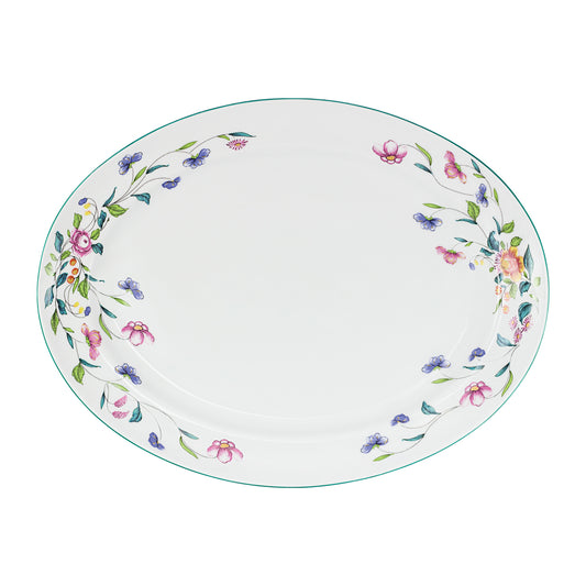 OVAL PLATTER 35CM FLORERNCE